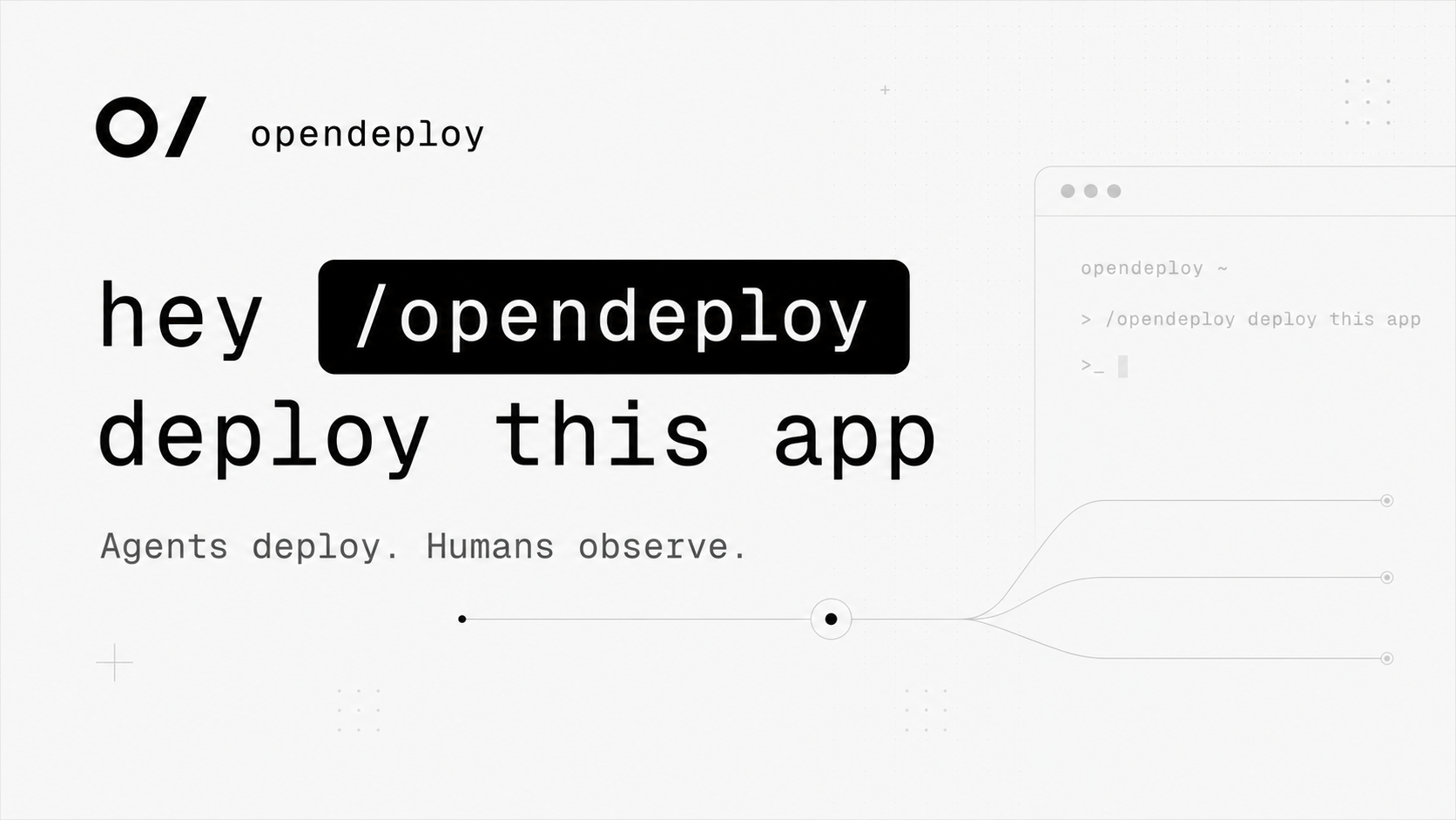 OpenDeploy — Hey Claude, deploy this app with /opendeploy